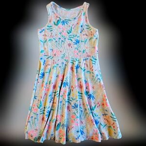 Floral Sleeveless Kids Dress